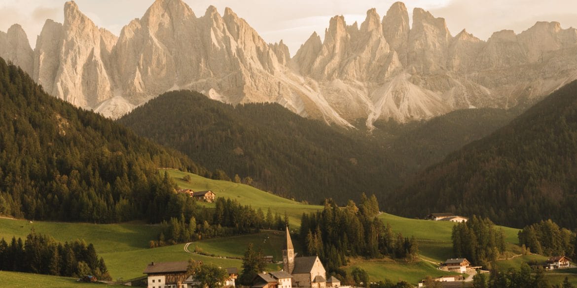 Village de Santa Magdalena Dolomites