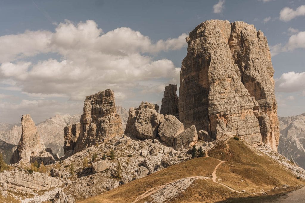 randonnée Cinque Torri Dolomites