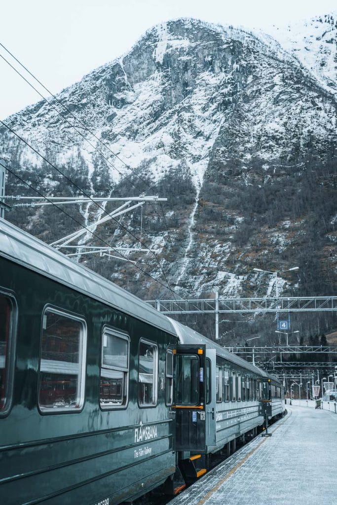 train Flam fjord