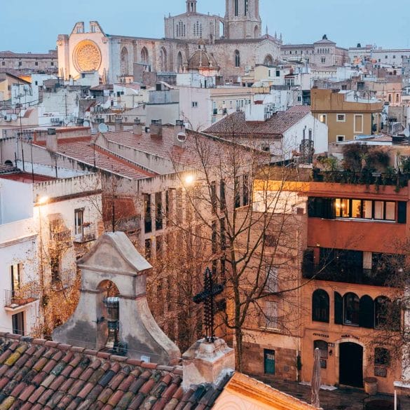 Panorama quartier historique Tarragone