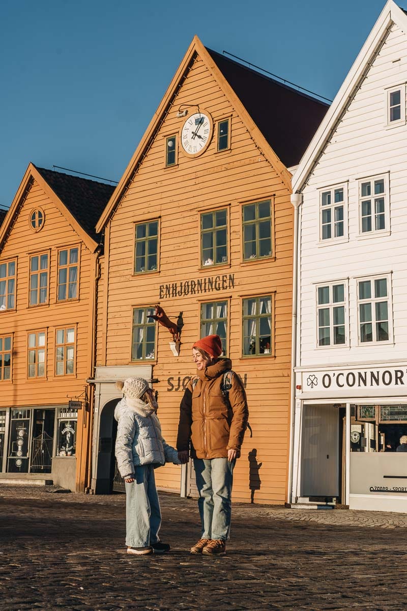 Maisons en bois colorées Bryggen