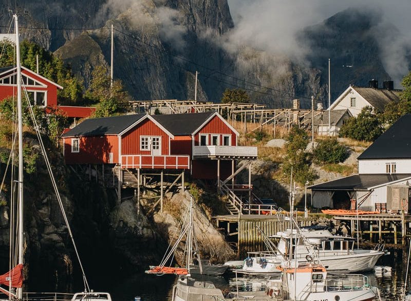 village de pêcheurs îles Lofoten